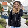 Kylie kabát fekete – Női átmeneti kabát – Innova Fashion – 3. kép